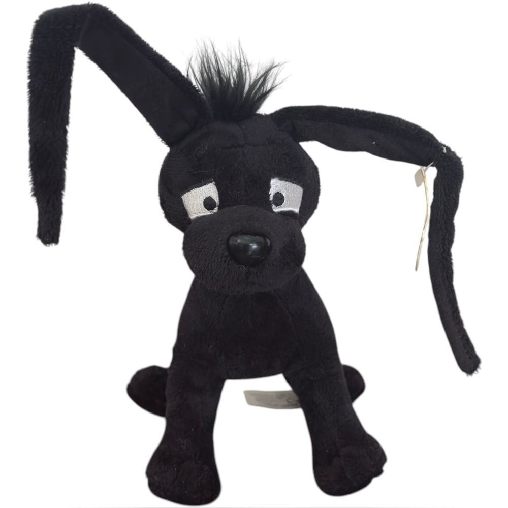 Neopets Black Shadow Gelert Plush Stuffed Animal Toy.